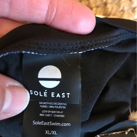 Sole East One Piece Bathing Swim Suit. Floral. Size XL. Brand New. - Picture 3 of 5